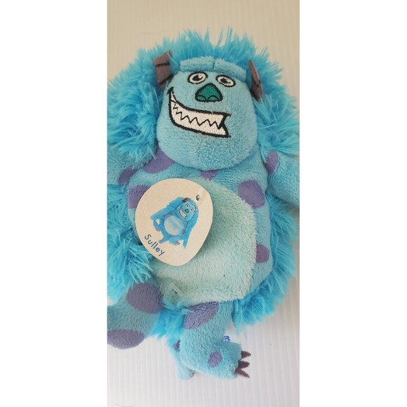 Disney Pixar Sulley Monsters Inc HideAway Pets Foldable 5" Stuffed Plush Toy - Picture 2 of 7